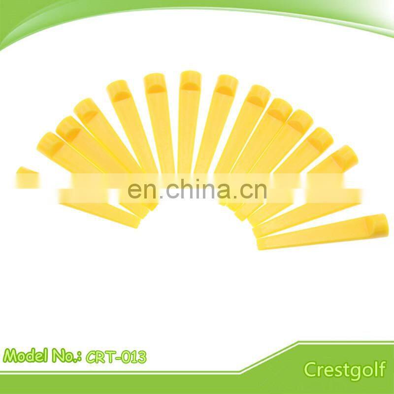 Custom logo Plastic wedge golf tee colorful wedge golf tee wedge golf tee