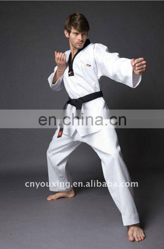 Deluxe TKD Uniform Taekwondo gi/ Martial Arts Uniform- poly+cotton