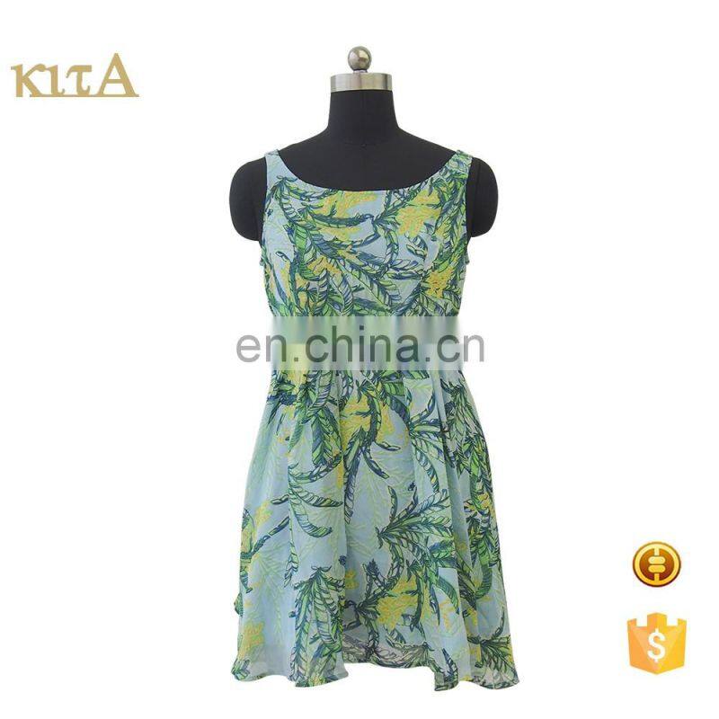 women summer fashion printed halter long umbrella dress