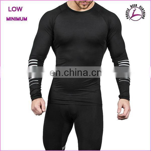 Mens underwear sport t shirt extended long sleeve t shirt