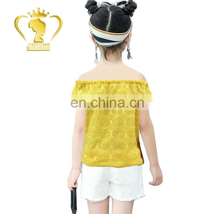 Guangzhou Supplier Simple Low Price Custom Girls Clothing Boutique