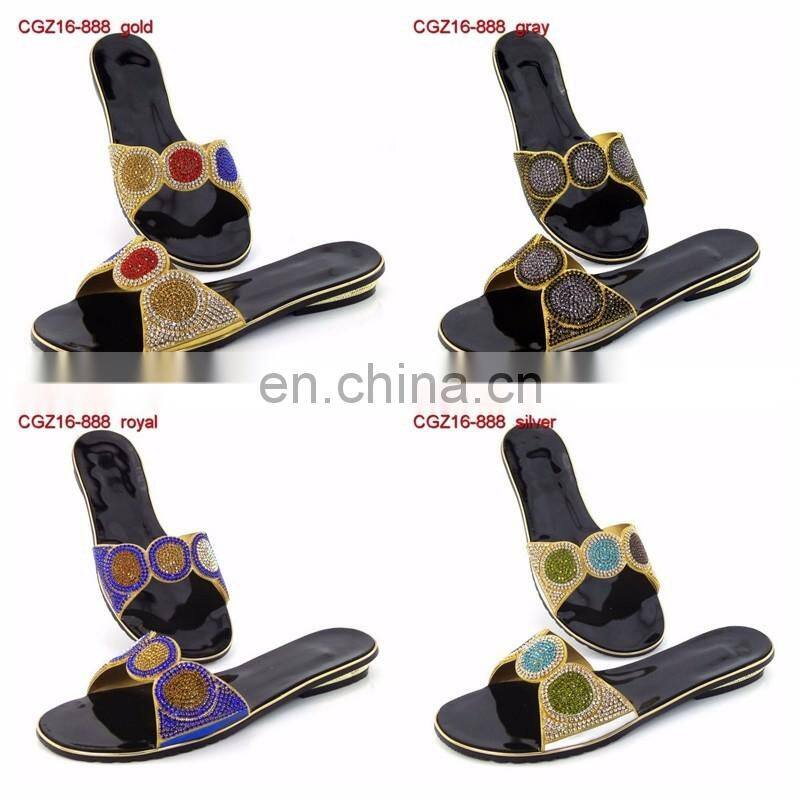 crystal slipper italian ladies shoes cheap ladies slipper