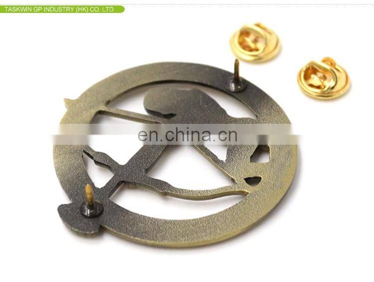 Chinese factory direct custom metal stick pin, stainless steel lapel pin