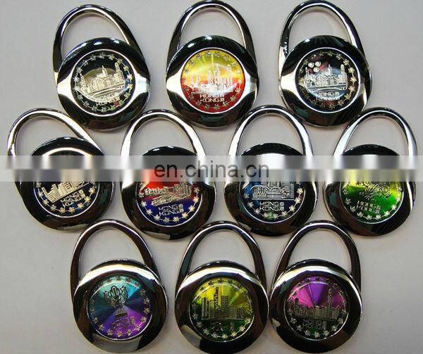 beautifull Flower shape bag hanger Blank colouful Hook, Blank custom bag hanger & purse hangers