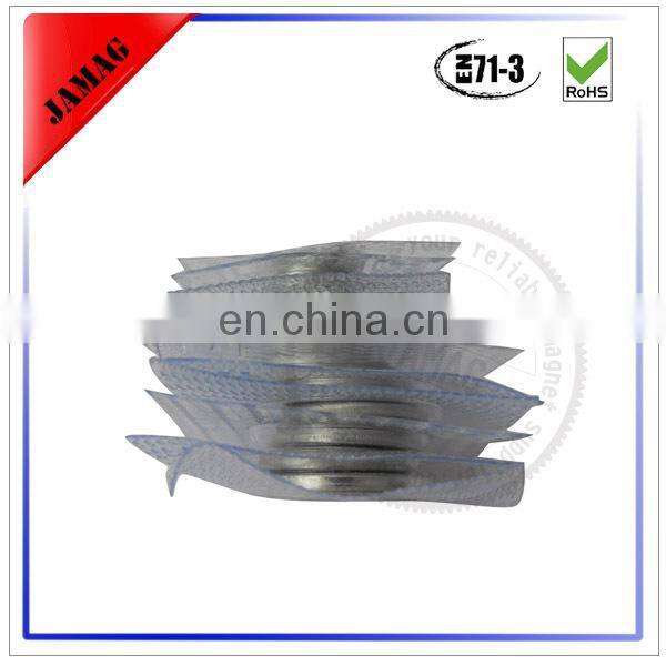 new arrival D15x2 snap magnet button with plastic cover
