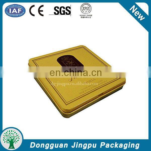Custom printed tin gift box for pendrive packaging