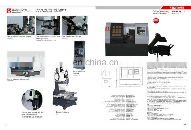 Spindle Horizontal CNC Drilling Milling and Tapping Machine
