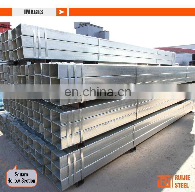 Q195 fencing Mild Carbon Square Welded hot dip 1.5 inch Galvanized Steel Pipe