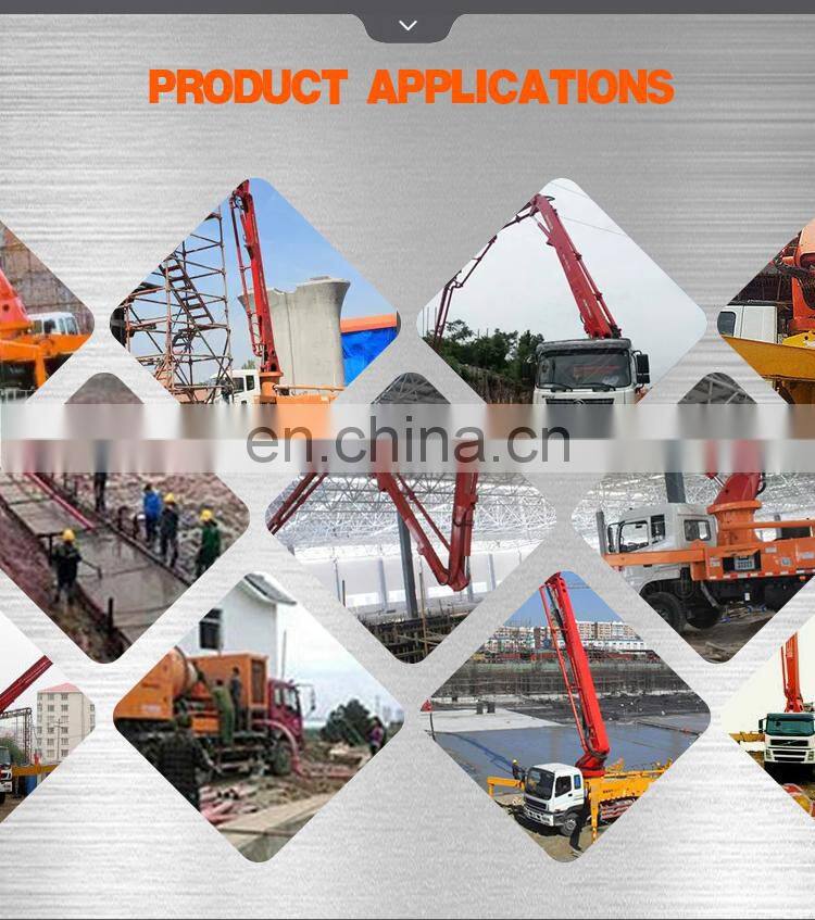 Remote control 48m 52m concrete pump truck sizes for high building construction