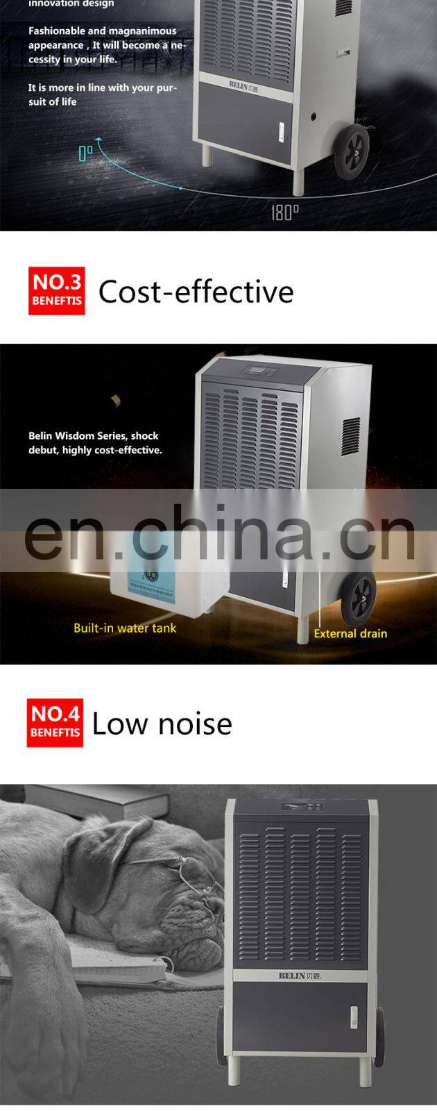 Air Drying Machine 168L Per Day dehumidifier For Industrial And Commercial Use