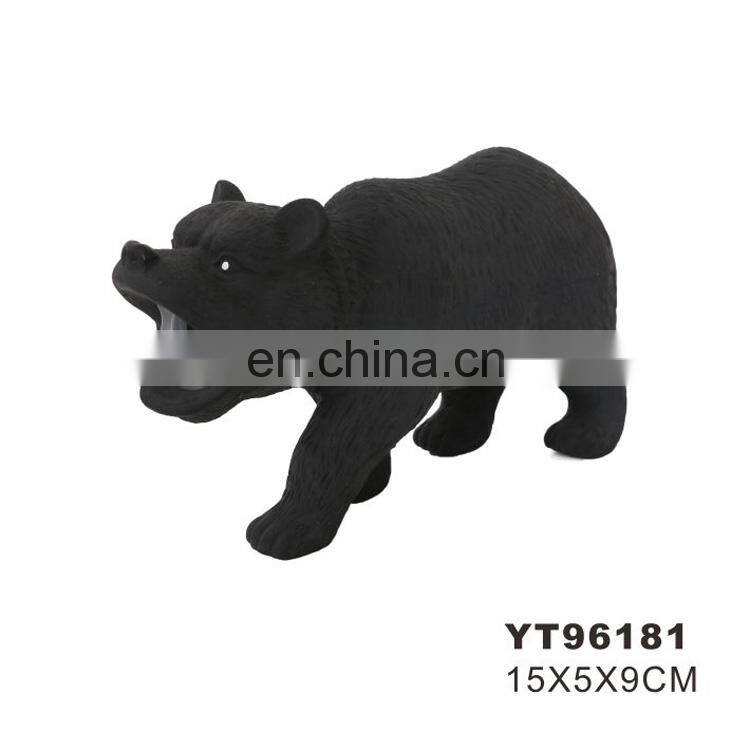 Dinosaur shape interactive dog toy pet latex toy with squeaker