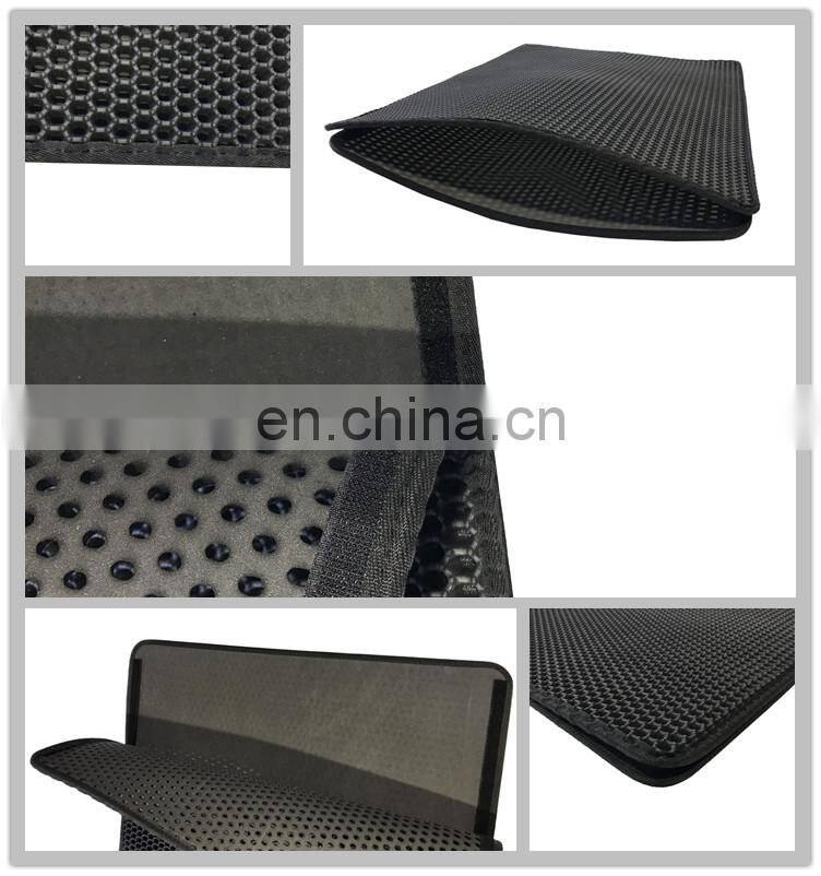 Customized EVA Pet Cat Litter Mat Double Layer Washable Cat Litter Mat