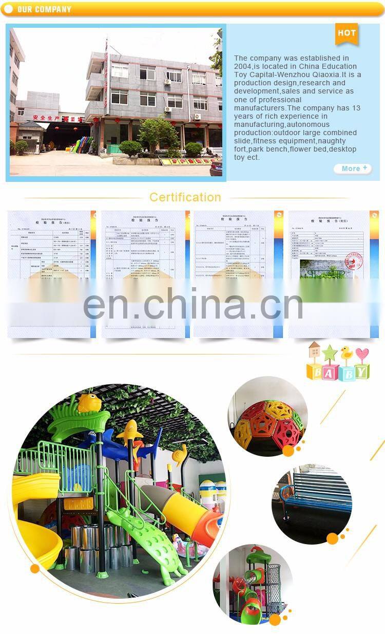 2020 Kids Play System Wooden Outdoor Playground Slide Facility For Sale