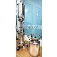 Ethanol extraction machine double jacketed tank with top opening and collection vessel for bho extraction system