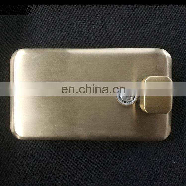 Power NEW DESIGN Royal Gold Luxury Metal Stainless Steel Wall Mounted Hand Dish Liquid and Foam Soap Dispenser