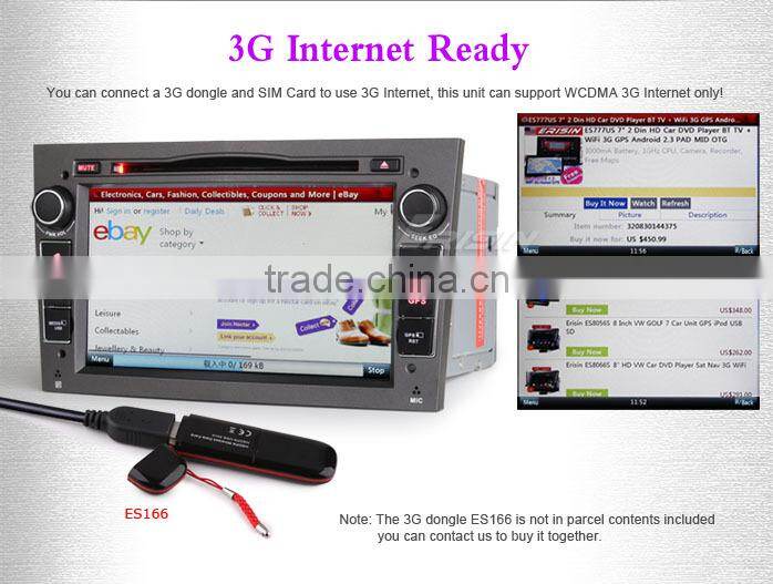 ES7060P 7" Car DVD GPS 3G OPEL VAUXHALL HOLDEN ANTARA VECTRA