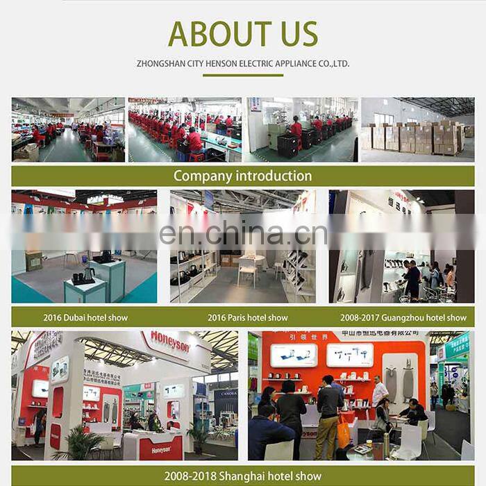 Honeyson hotel room 1850W foldable handle professional hair dryer ionic F16