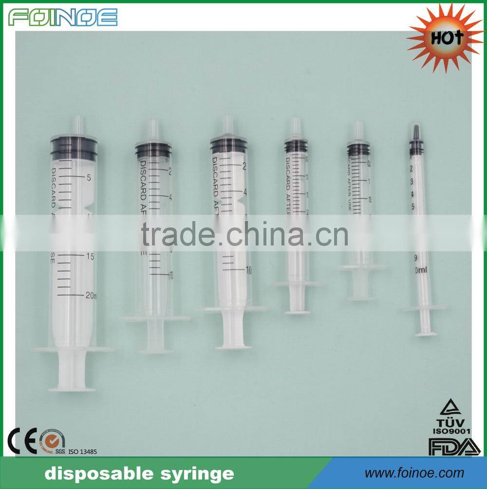 CE approved disposable dental syringe