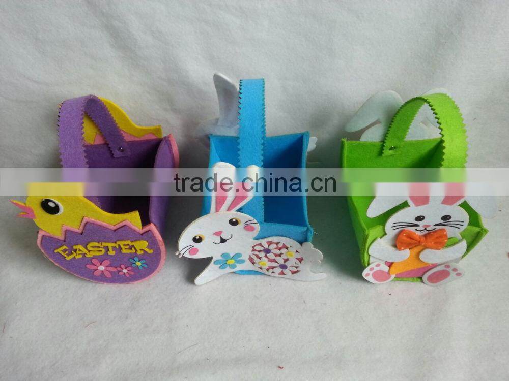 bunny buket for kids decorated Gift Baskets For Easter