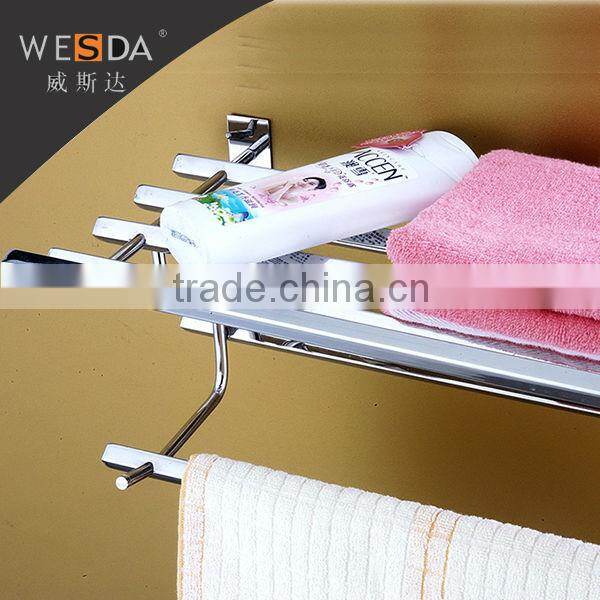 WESDA portable towel rack bathroom towel rack made of Zinc alloy