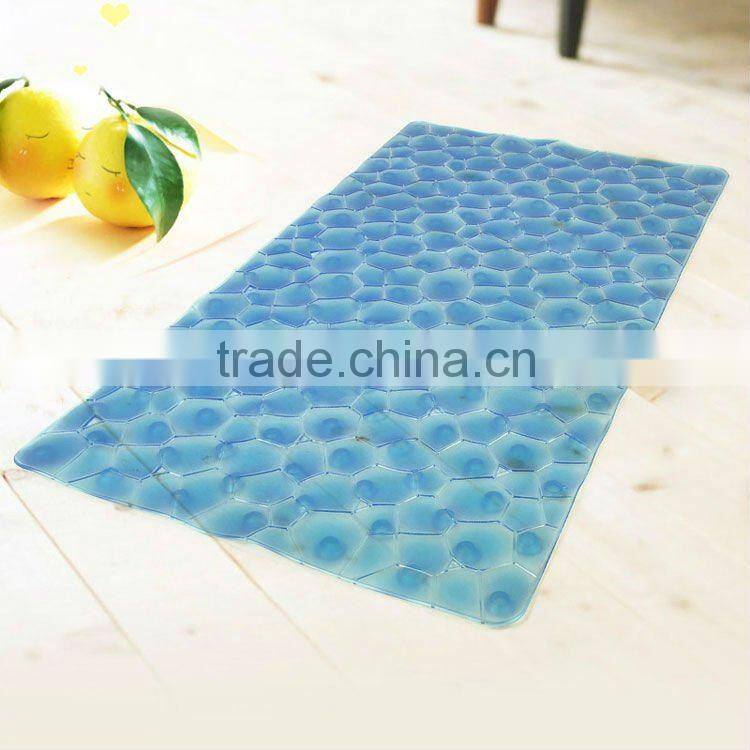 Clear transparent color bath mat