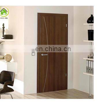 Cheap commercial dark modern flush prehung internal solid core interior office simple design wood doors