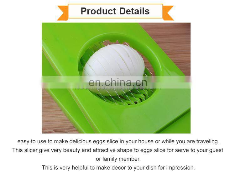 High Quality Multi-Purpose Stainless Steel Blades Plastic Egg Slicer And Cutter