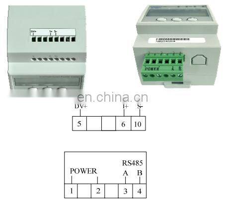 HYY-DC RS485 current voltage wattmeter dc energy meter