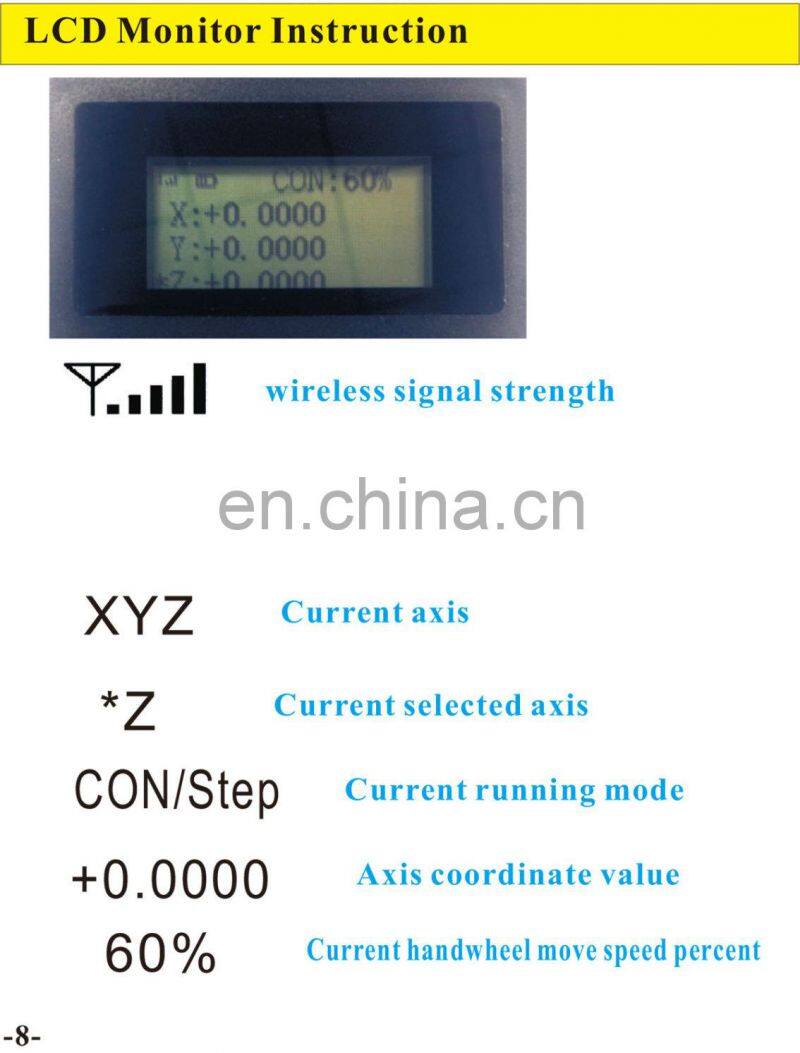 WHB04B-6 6 Axis XHC Usb Wireless Mach3 Remote MPG Pendent CNC pendant USB Handwheel