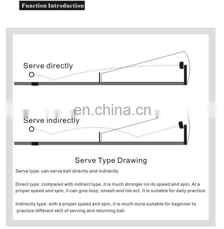 Variable speed table tennis machine pingpong ball machine table tennis robot