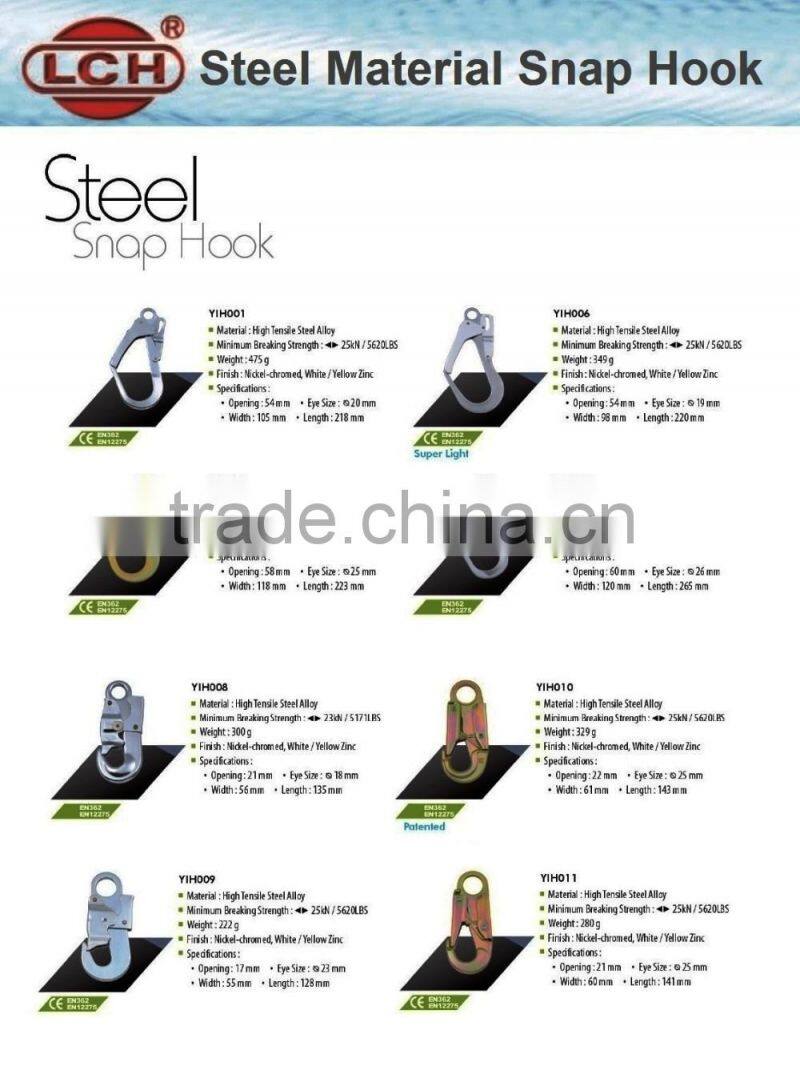 alibaba express AISI304/316 Spring Snap Hook With Screw Carbine Hook With Lock