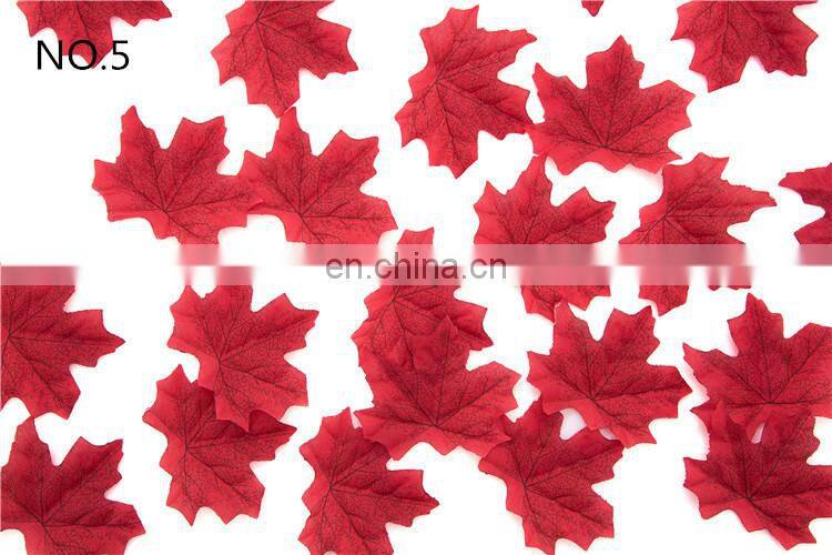 Fall Decor Garland Christmas 2021 Home Halloween Decorations Leaves Plastic Silk Artificial Maple Leaf