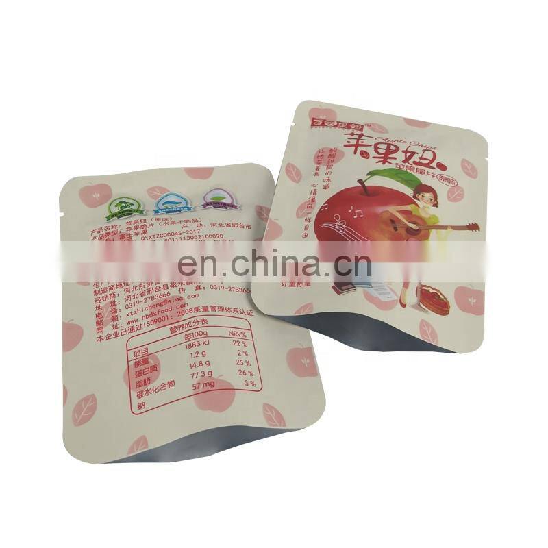 freeze dried fruit powder chips nuts snacks food packaging bag/potato chips plastic packaging bag wholesale