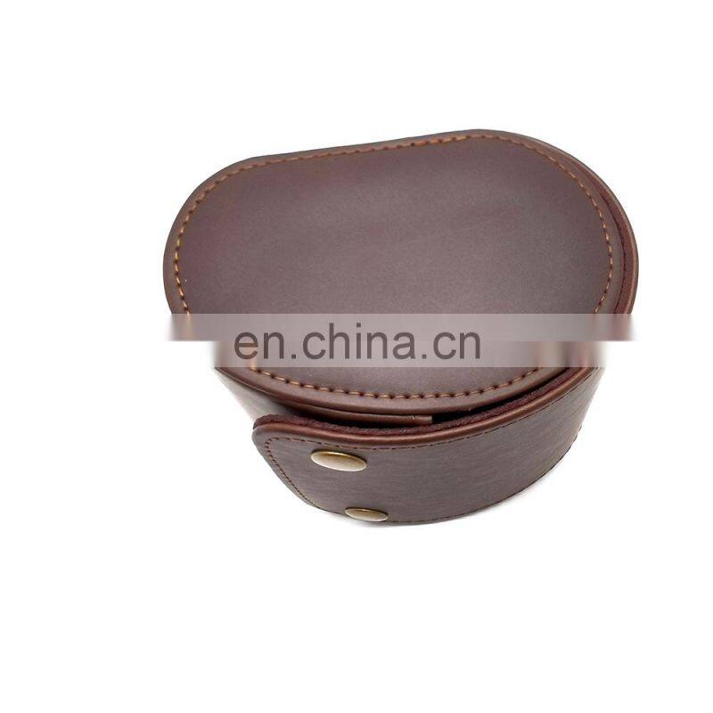Luxury Watch Roll Box 1/2/3 Slots Crazy Horse Leather Watch Case Holder For Men Women Watches Organizer Display