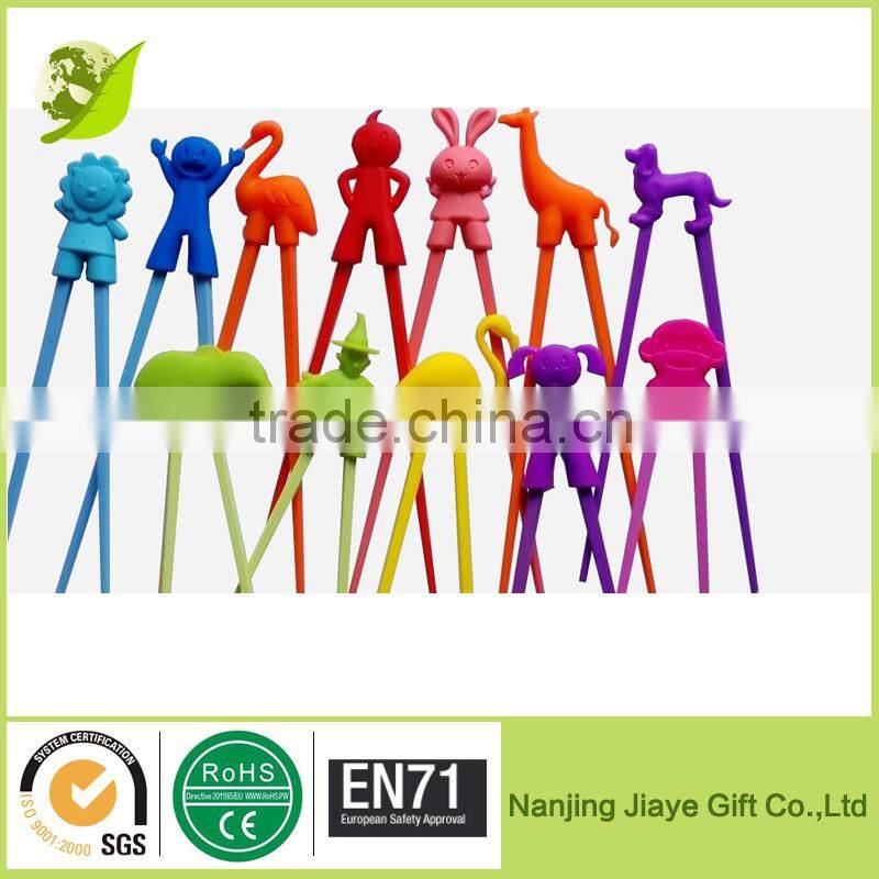 Colorful Bird Multi-use Kid Baby Learning Training Helper Chopsticks