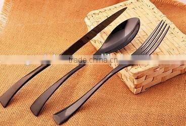 royal stainless steel spoon and fork cutlery set New product 4pcs wtih box