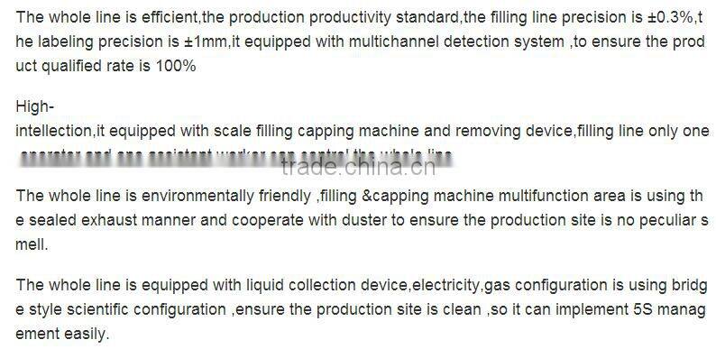 1-5L Automatic liquid filling production line