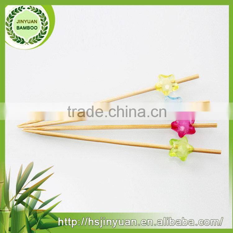 Top grade excellent quality bamboo fruit picks for bar