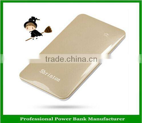 Factory directly offer slim 6000Mah power bank for smartphone and tablet