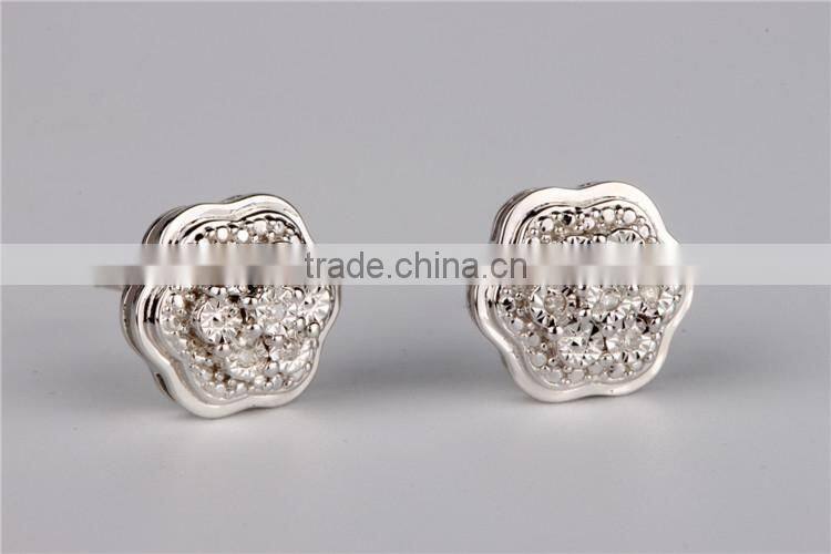 latest AAA Zircon 925 silver earring
