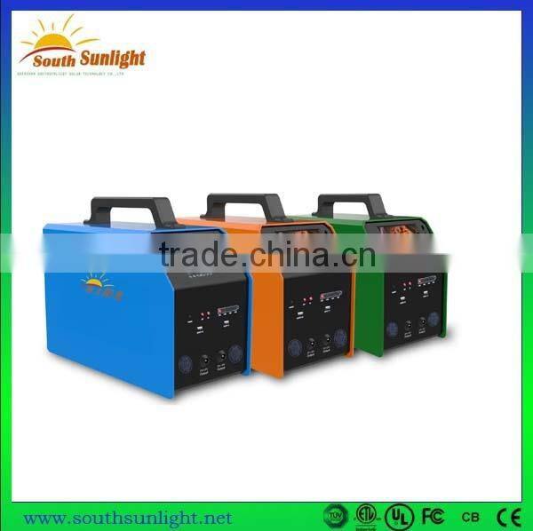 New design China 50W TV portable solar power system or solar energy home system with tv in a low price