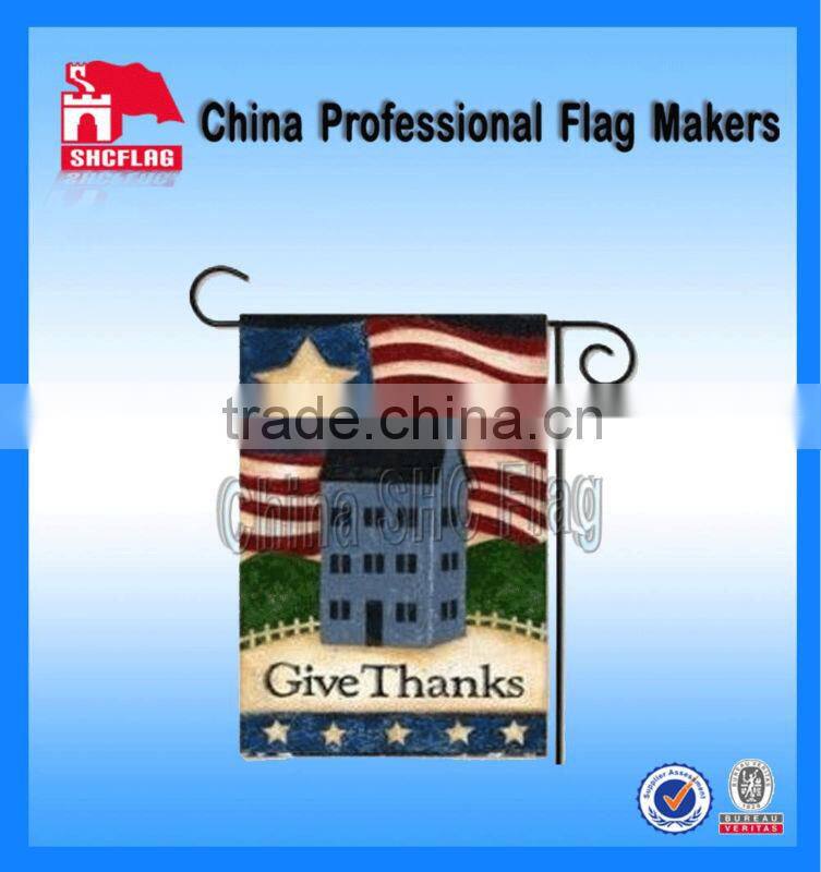Garden decorative items garden flag fabric for hot sale