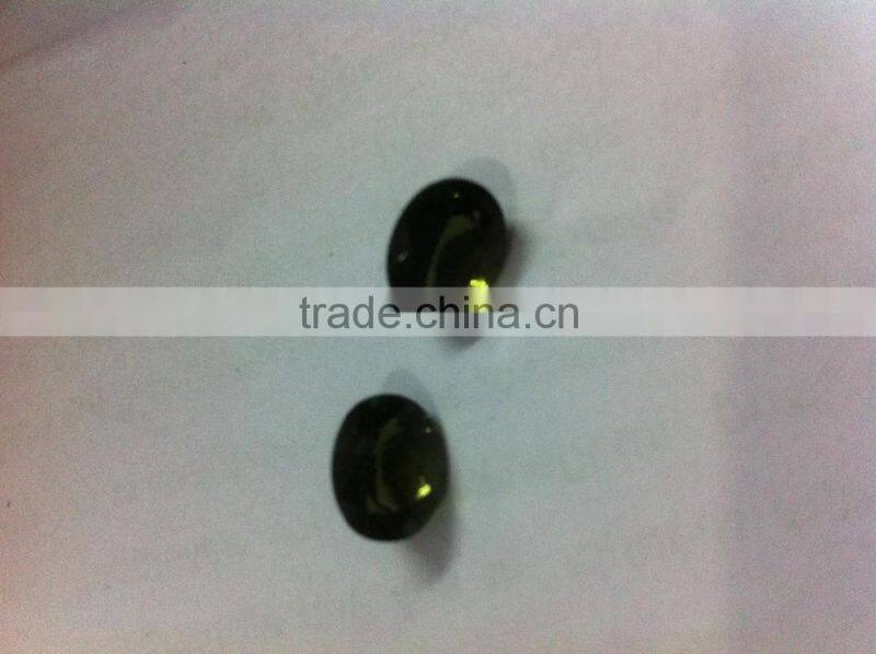 Oval Cut Moldavite Gemstones