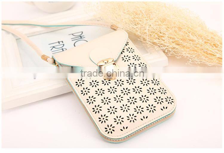 Fashion ladies mini messenger bag wallet mobile phone bag purse