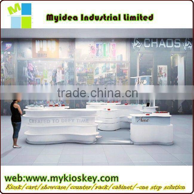 Modern new arrival shopping mall nail bar kiosk for manicure