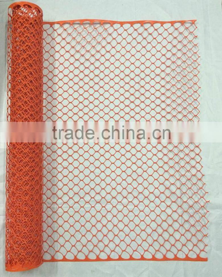 orange plastic Daimond Mesh fence(11years factory)