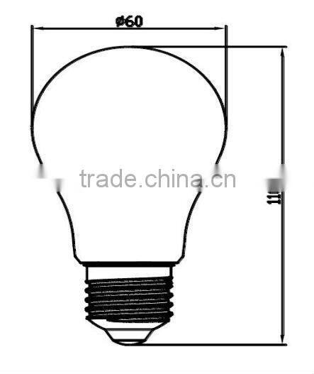 A60 9W/7W/6W led bulb price