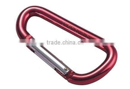 High Quality Aluminum Snap Hook Green D type With Pin Key Rings /Decoration Accesory China