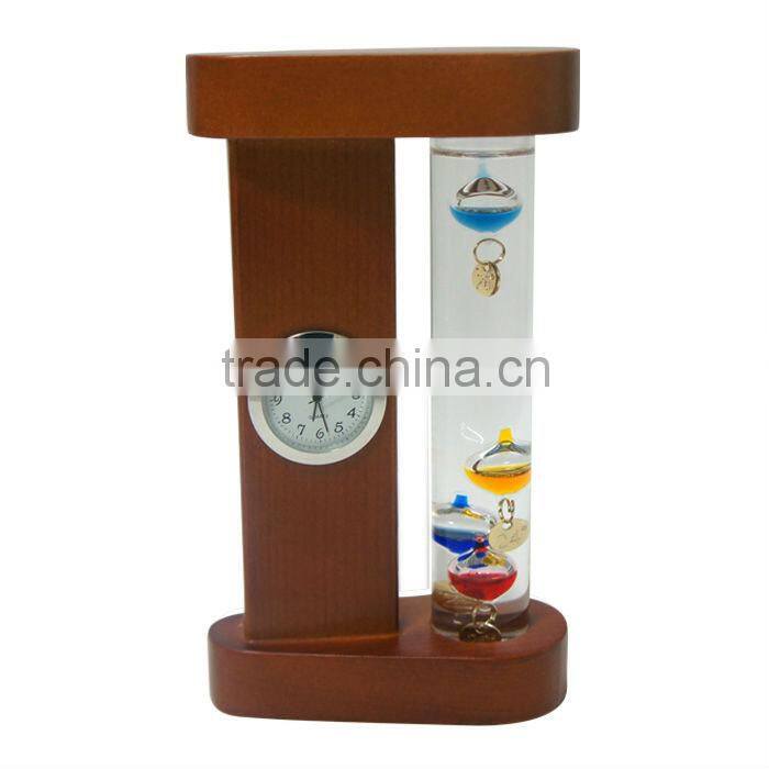 Home Weather Station: Galileo Thermometer, Hygrometer and Quartz Clock