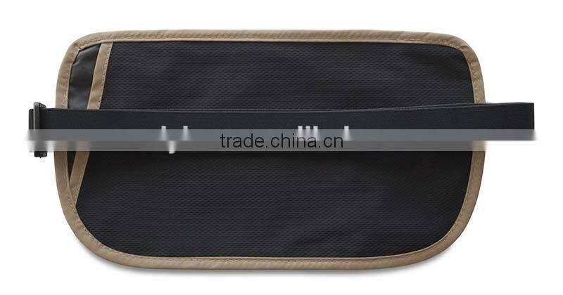 Factory Waterproof Nylon Travel Money Belt RFID Blocking Wallet & Phone Pocket